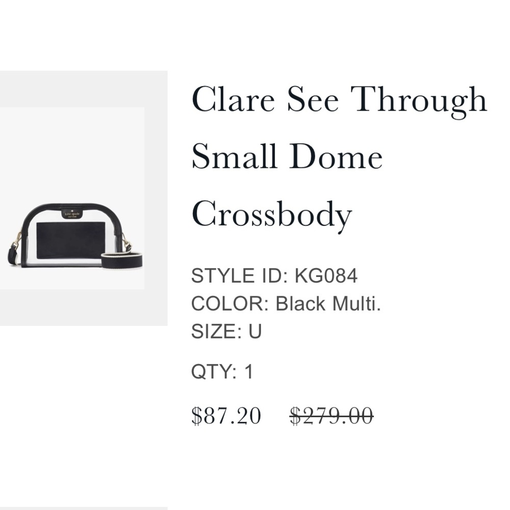 Kate Spade crossbody. Brand new.